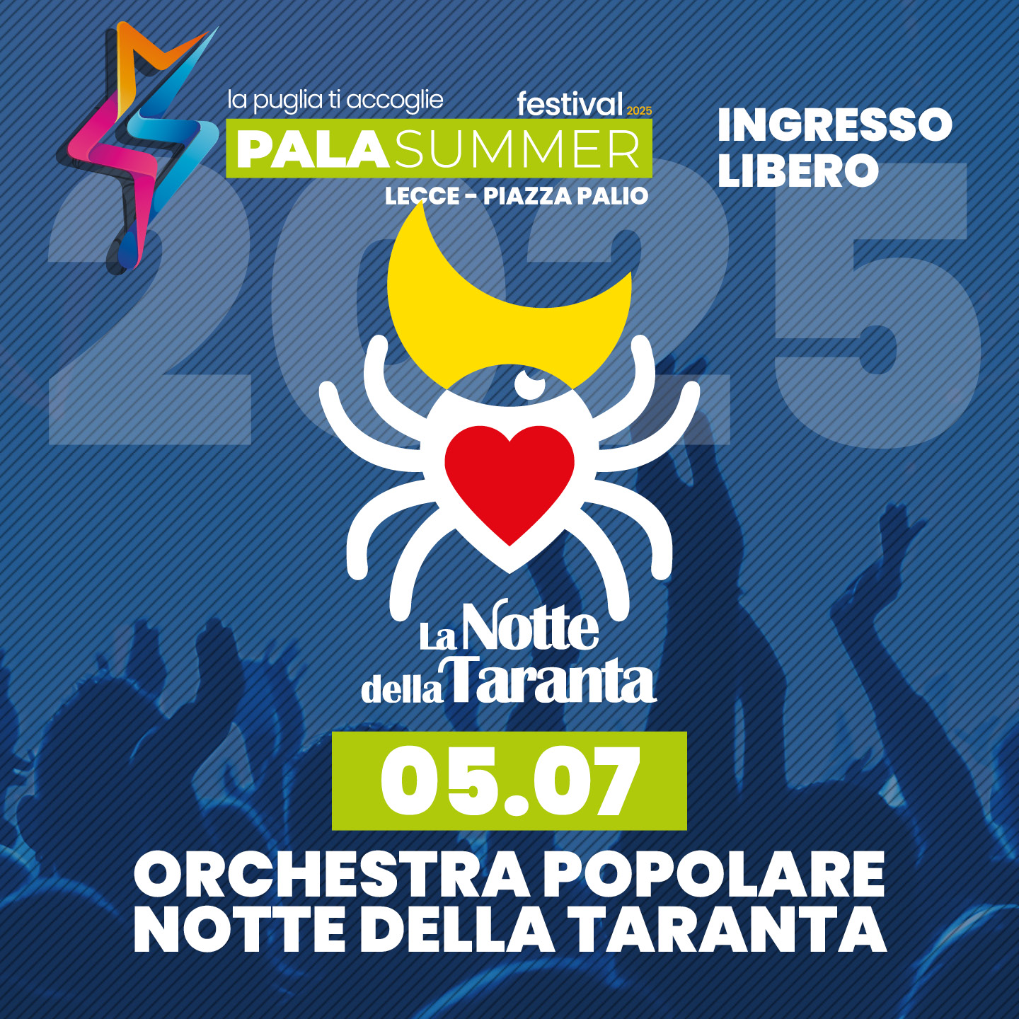 Copertina evento Palasummer Orchestra Notte della Taranta