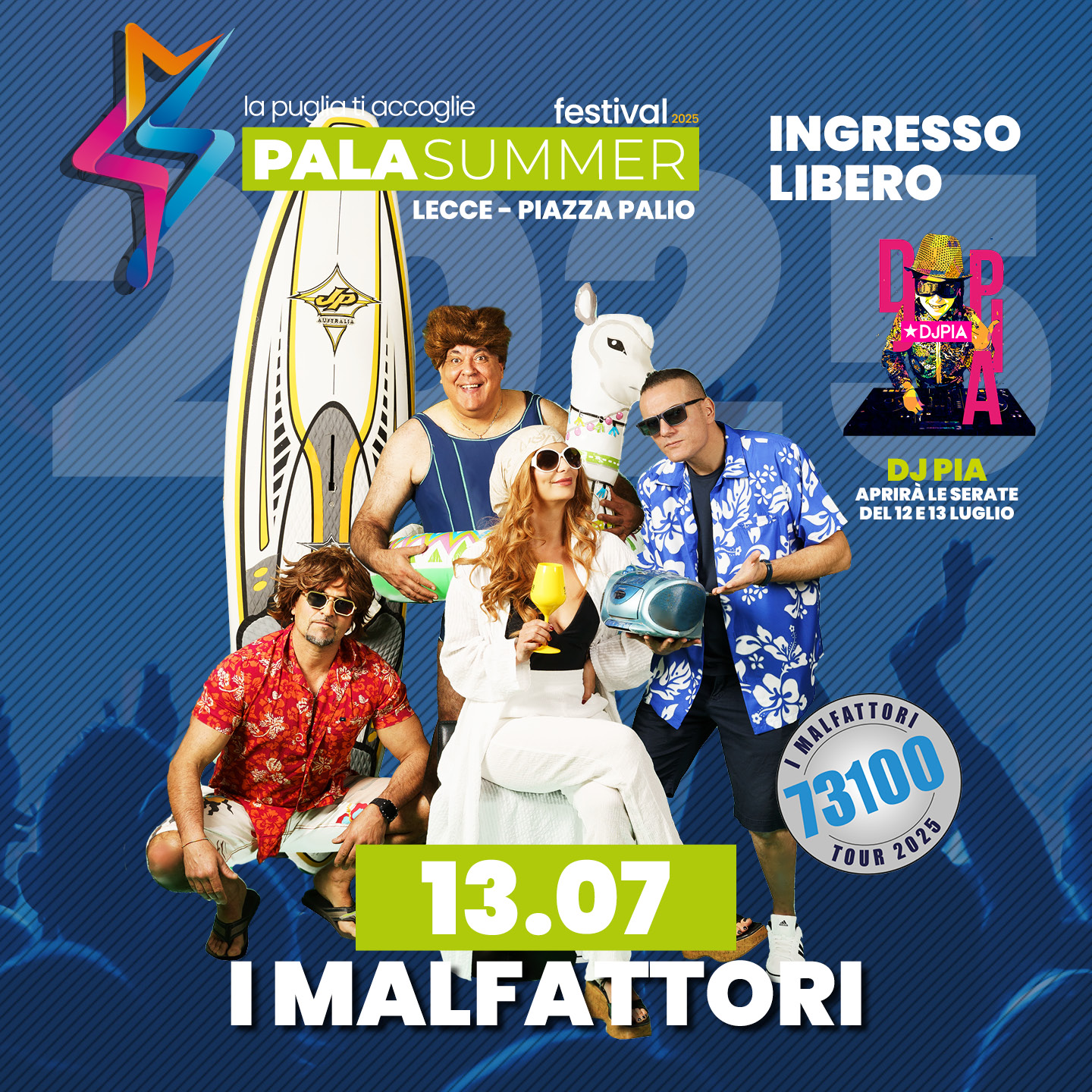 Copertina evento Palasummer I Malfattori